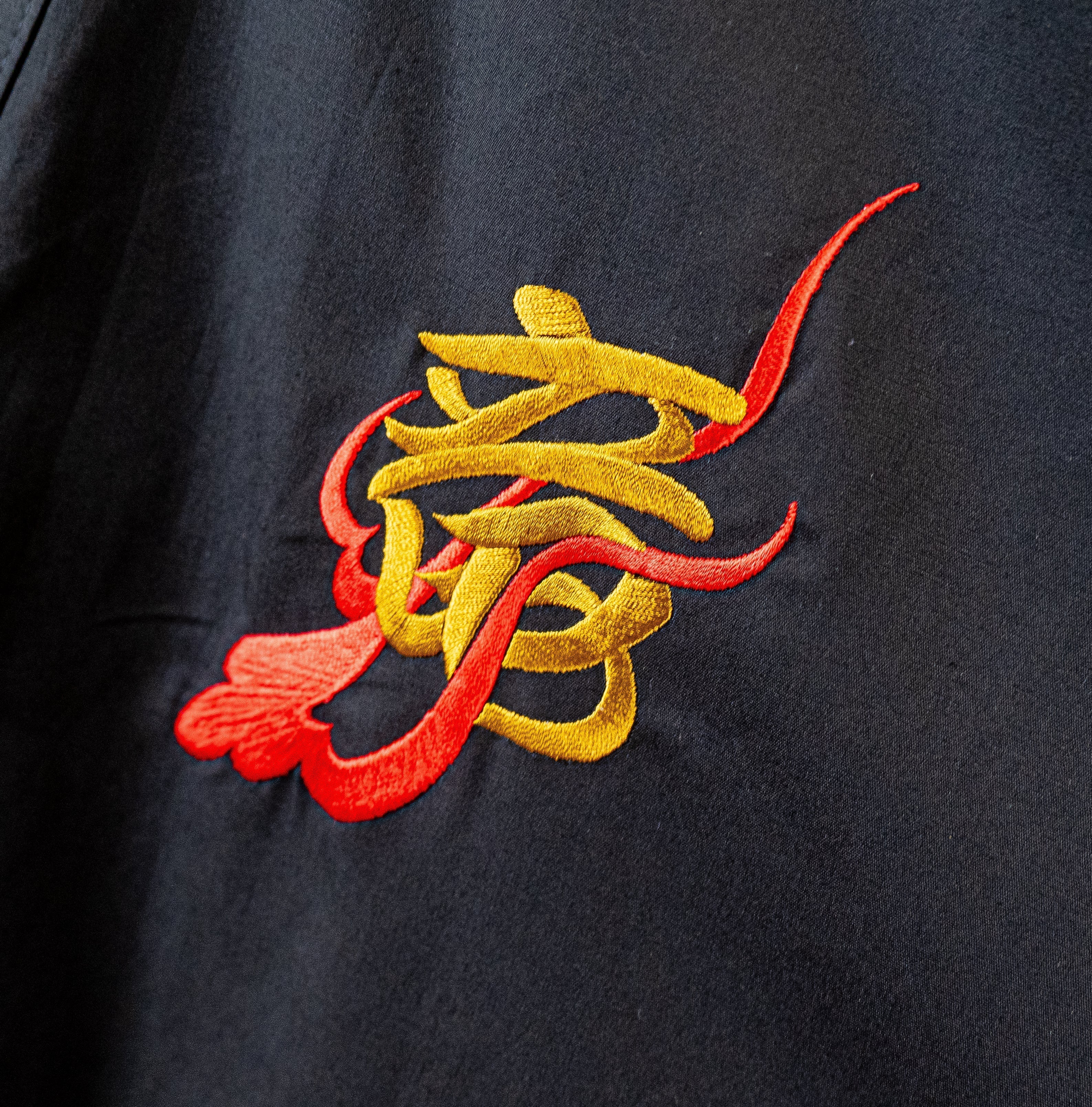 Kimono Happi da Uomo Oversize – Drago Ricamato