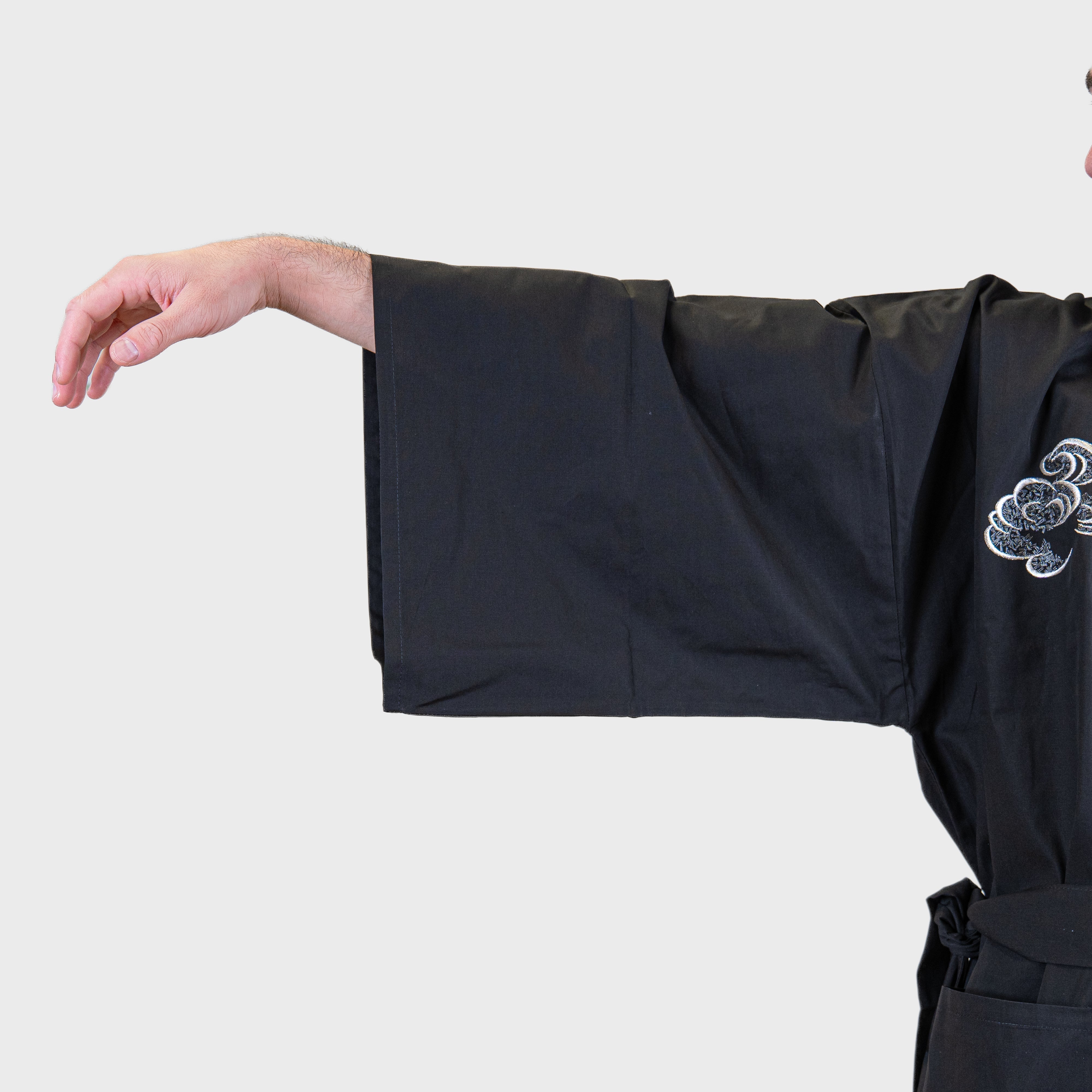 Kimono Happi da Uomo Oversize – Drago Ricamato
