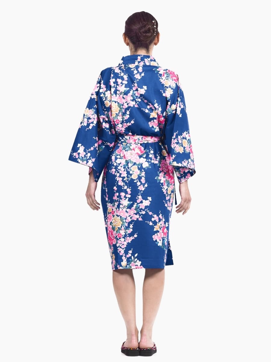 Kimono Happi Donna Botan to Uchōran - Taglia unica