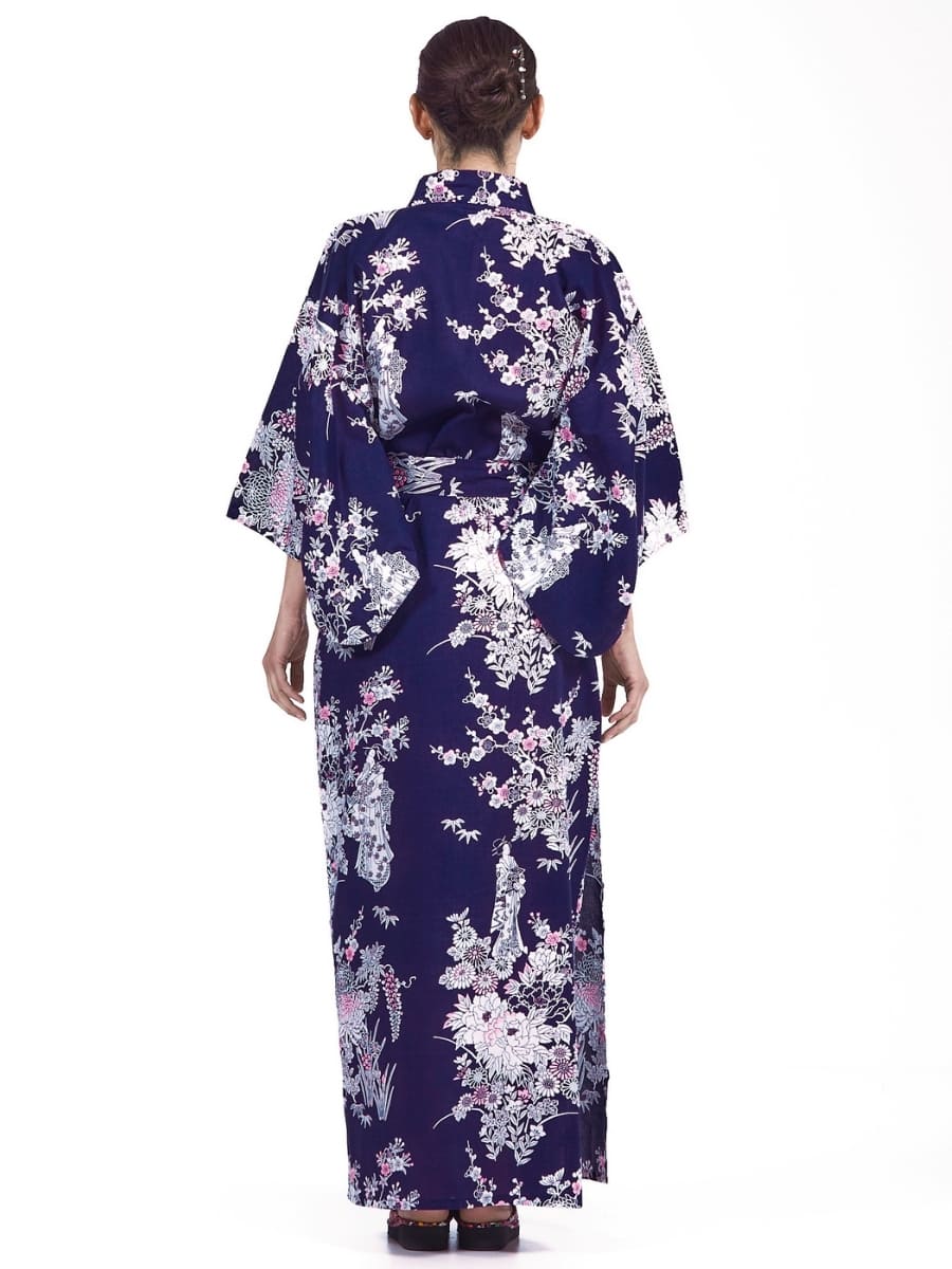 Kimono Yukata da donna Peony & Geisha
