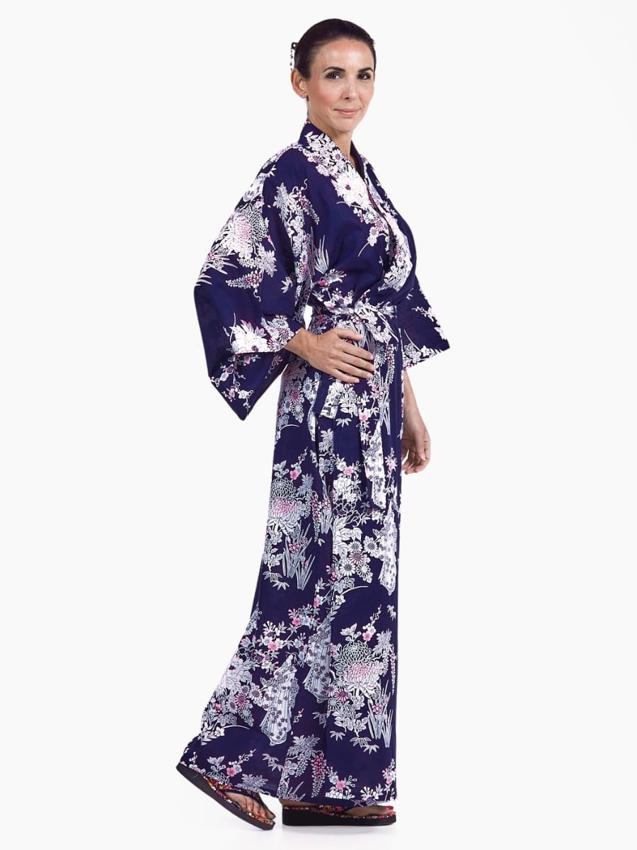 Kimono Yukata da donna Peony & Geisha