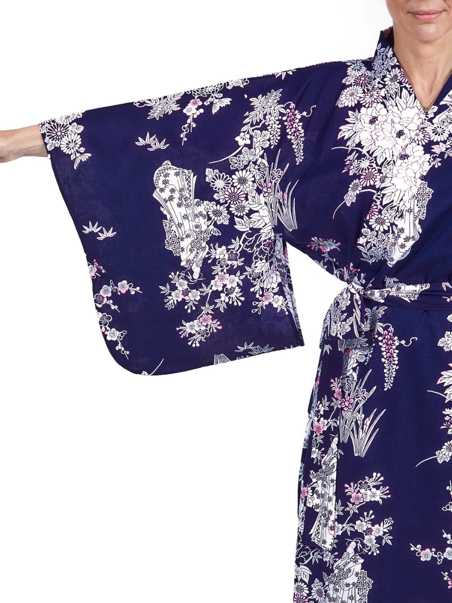 Kimono Yukata da donna Peony & Geisha