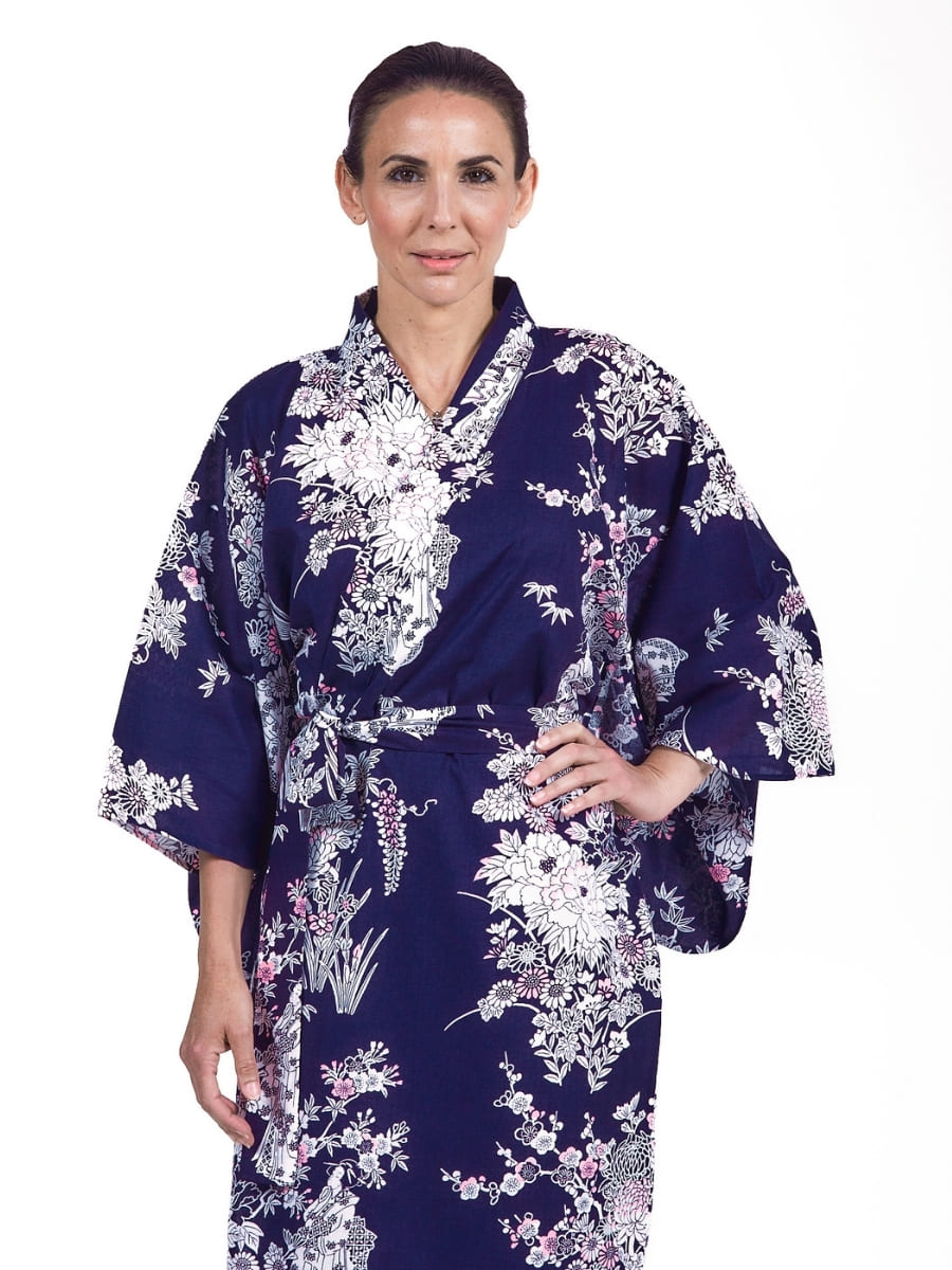 Kimono Yukata da donna Peony & Geisha