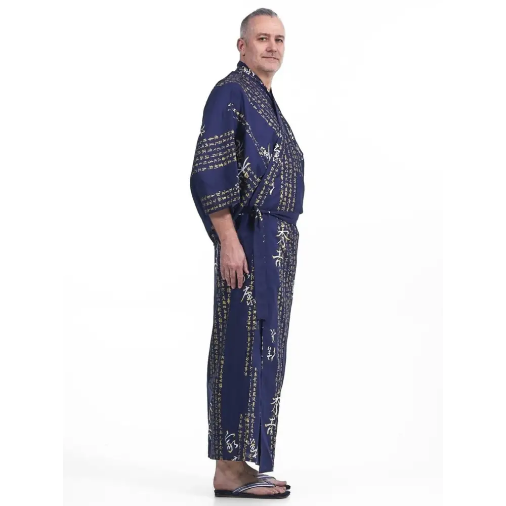 Kimono Kanji Yukata da uomo
