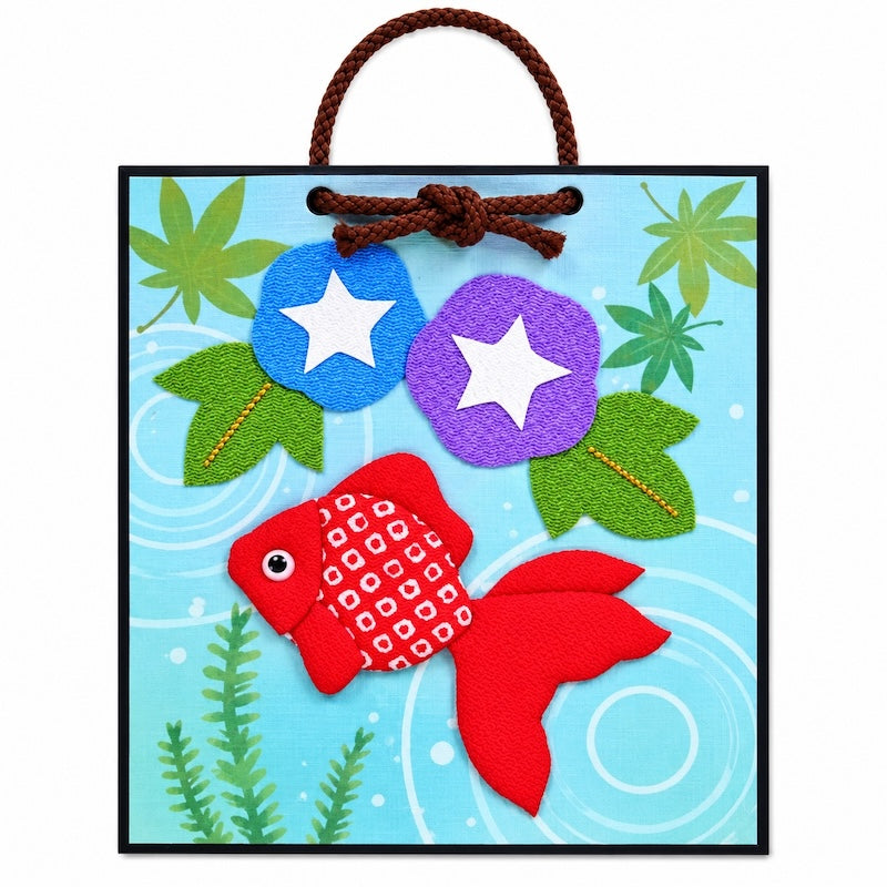 Kit Creativo Giapponese Oshie in Tessuto - Pesce Rosso