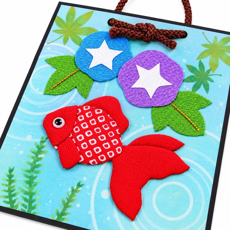 Kit Creativo Giapponese Oshie in Tessuto - Pesce Rosso