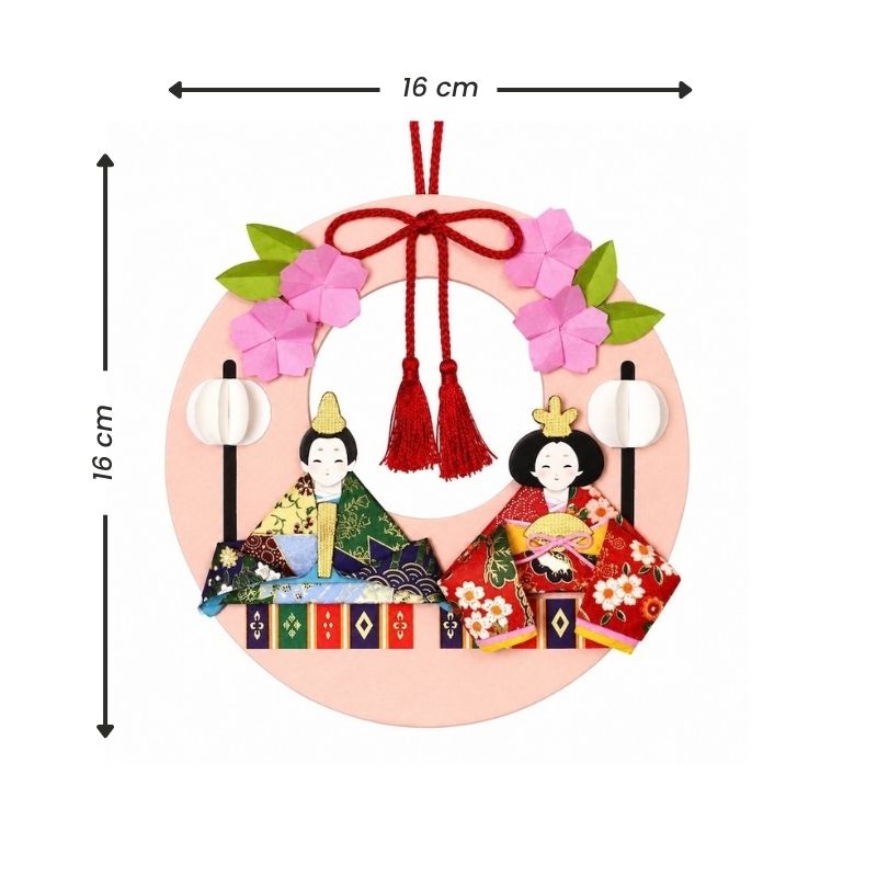 Kit Creativo Giapponese per Decorazione da Appendere - Hina Matsuri