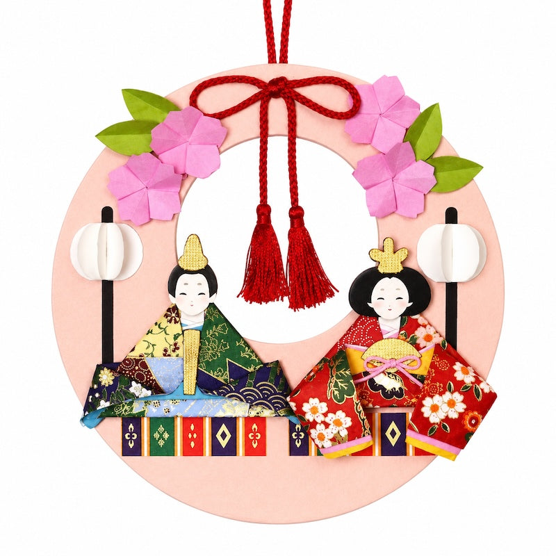 Kit Creativo Giapponese per Decorazione da Appendere - Hina Matsuri