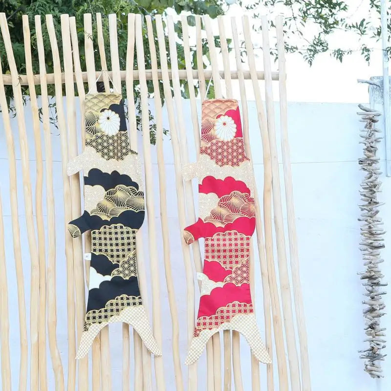Koinobori Patchwork rosso (M)