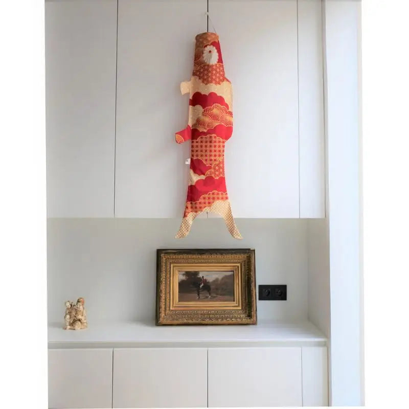Koinobori Patchwork rosso (M)