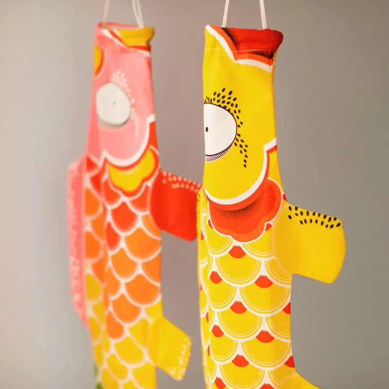 Koinobori tradizionale giallo (S)