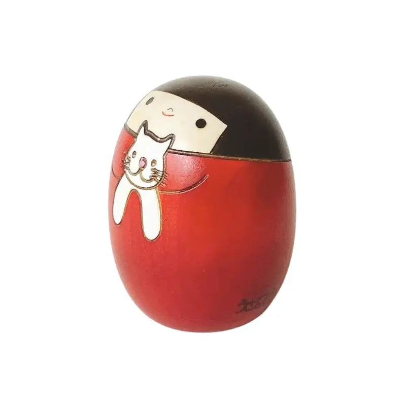 Kokeshi Neko rossa