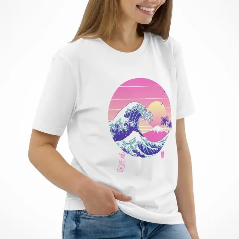 La grande maglietta giapponese VaporWave