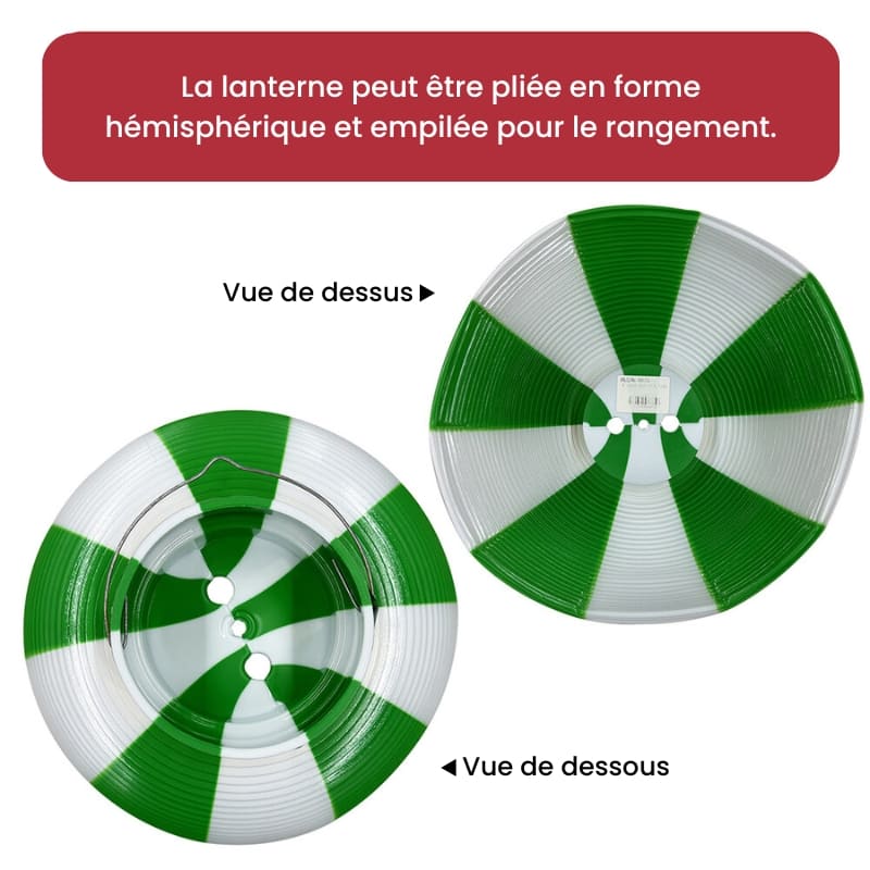 Lanterna verde giapponese Chochin