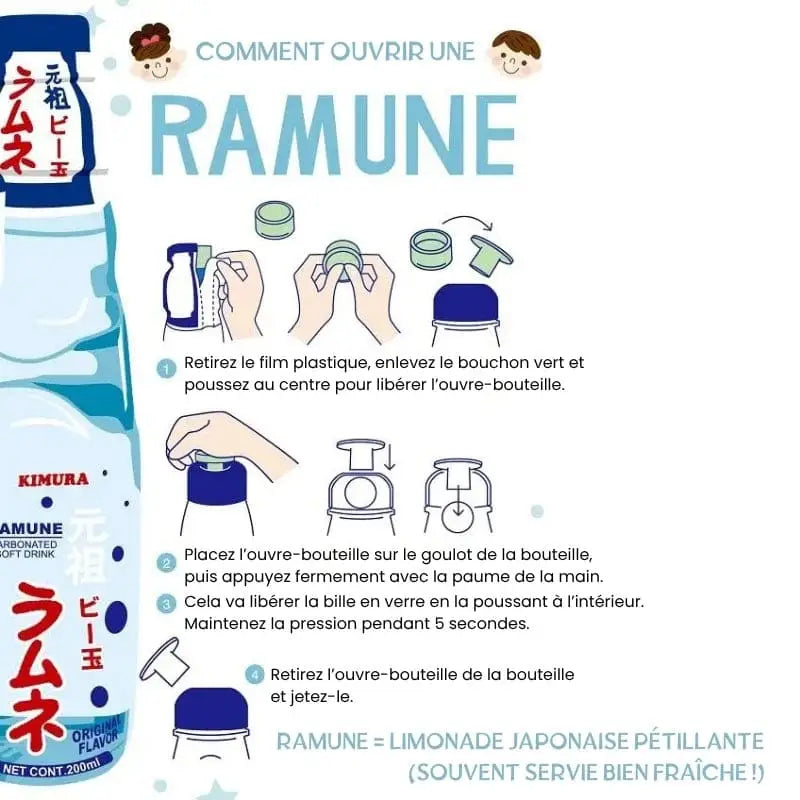Limonata giapponese Ramune Sakura