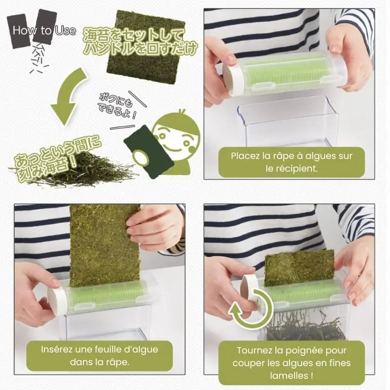 Macchina per tagliare le foglie di alga Nori