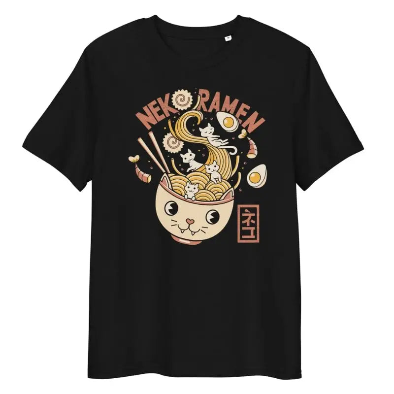 Maglietta giapponese Neko Ramen - S