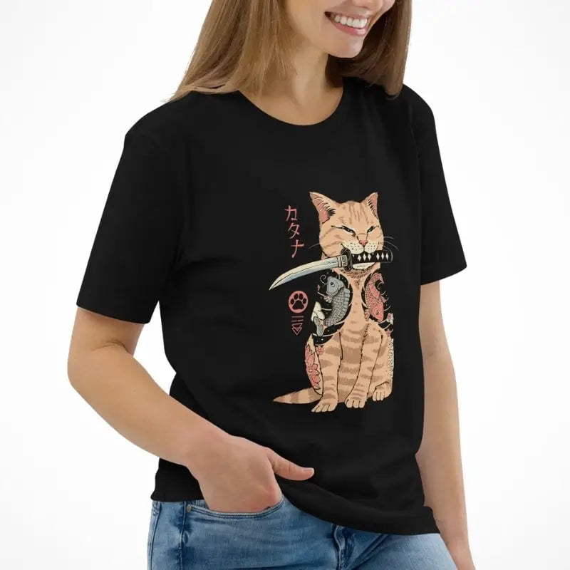 Maglietta giapponese Neko Yakuza