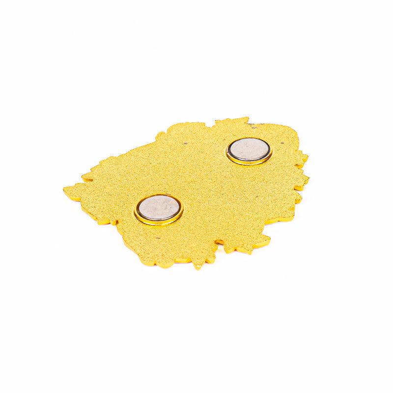 Magnete giapponese in metallo con cervi e Buddha