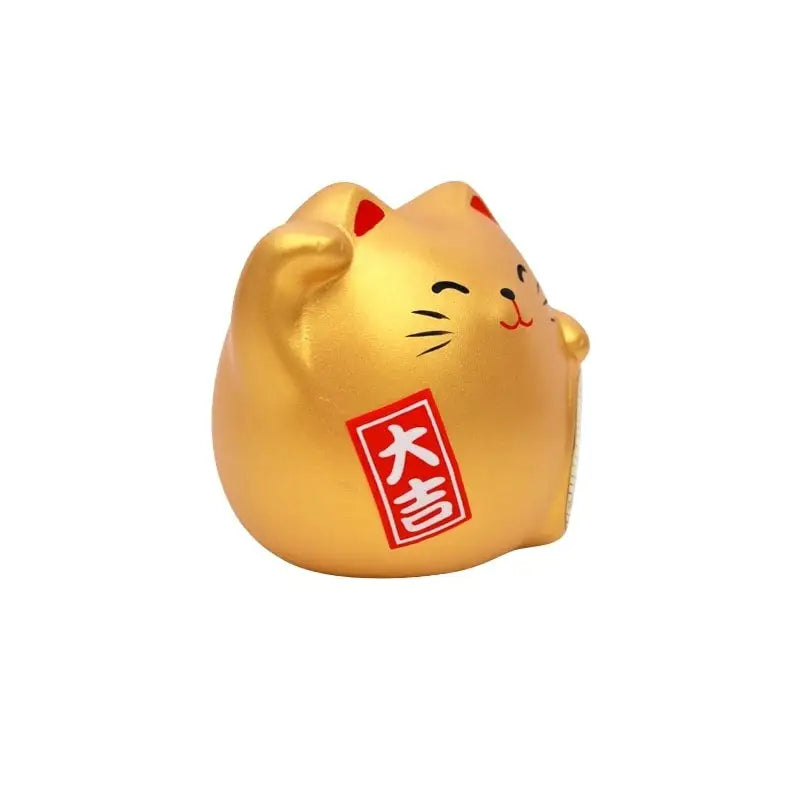 Maneki Neko Oro rotondo