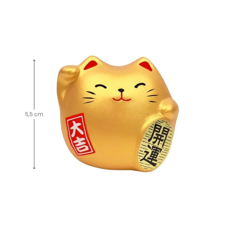 Maneki Neko Oro rotondo