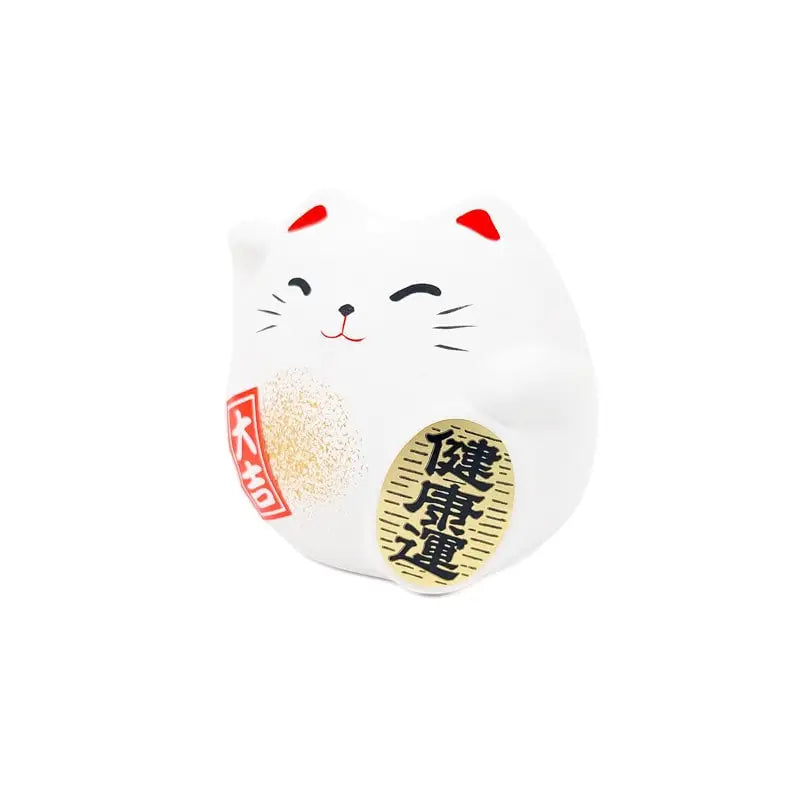 Maneki Neko rotondo bianco
