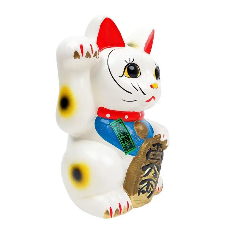 Maneki Neko Seto bianco - 21 cm