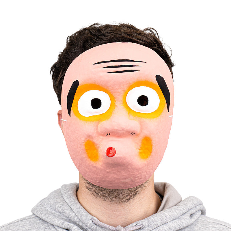 Maschera Giapponese in Cartapesta - Hyottoko