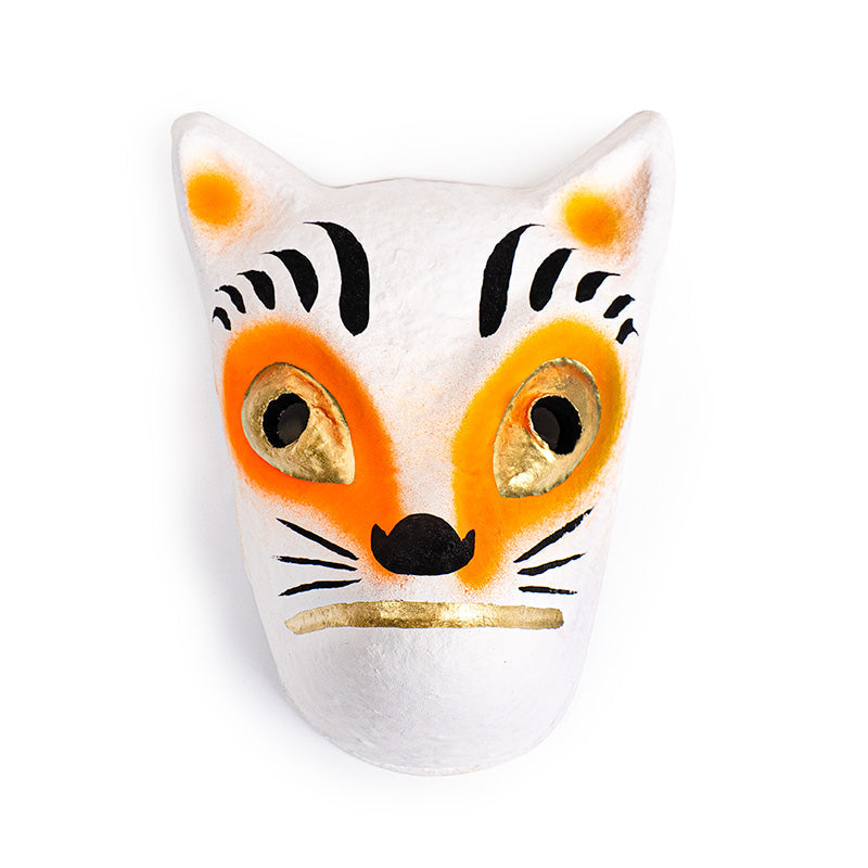 Maschera Giapponese in Cartapesta - Kitsune