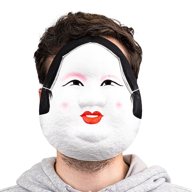Maschera Giapponese in Cartapesta - Okame