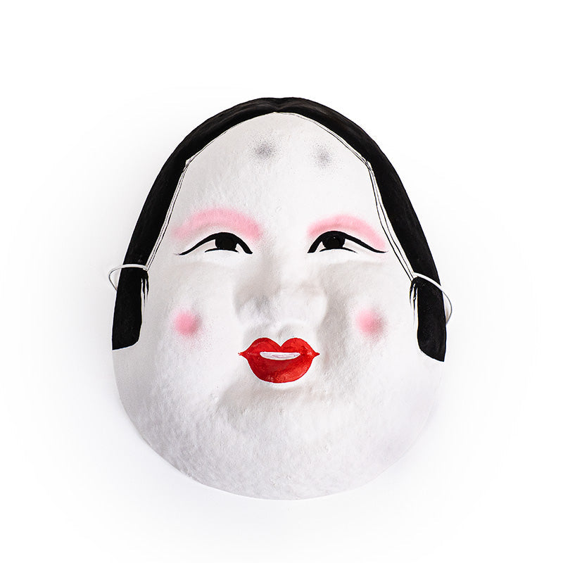 Maschera Giapponese in Cartapesta - Okame