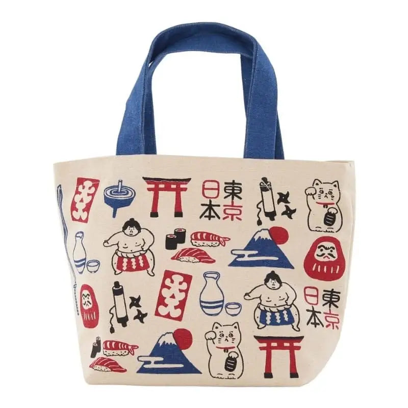 Mini borsa a tracolla con i simboli del Giappone