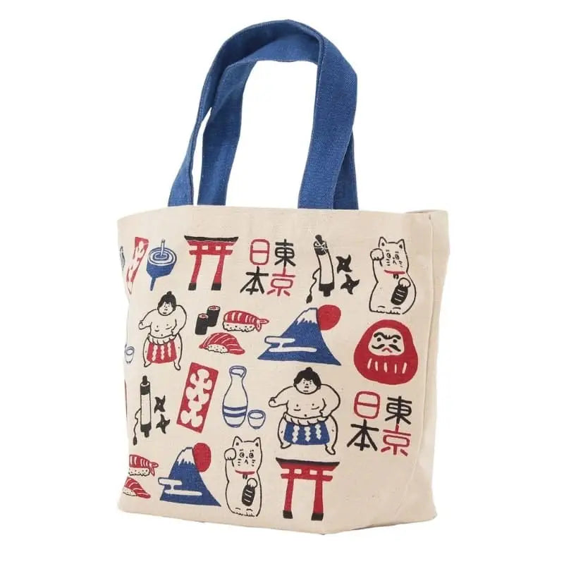 Mini borsa a tracolla con i simboli del Giappone