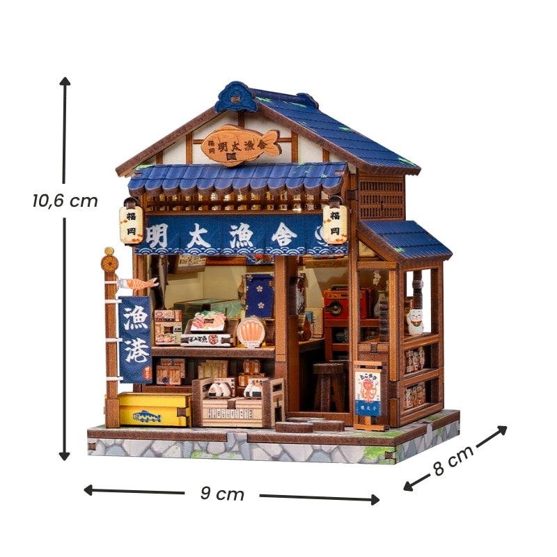 Mini Casa Giapponese In Legno Fukuoka Mentaiko Kitchen