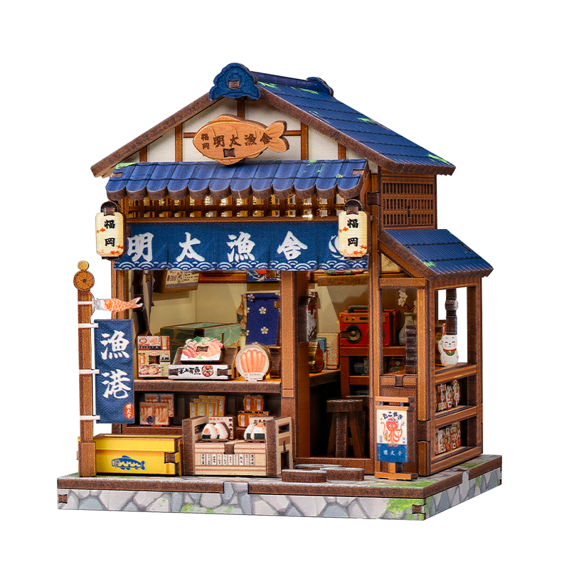Mini Casa Giapponese In Legno Fukuoka Mentaiko Kitchen