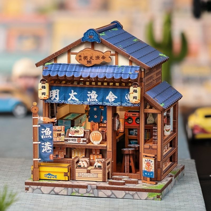 Mini Casa Giapponese In Legno Fukuoka Mentaiko Kitchen