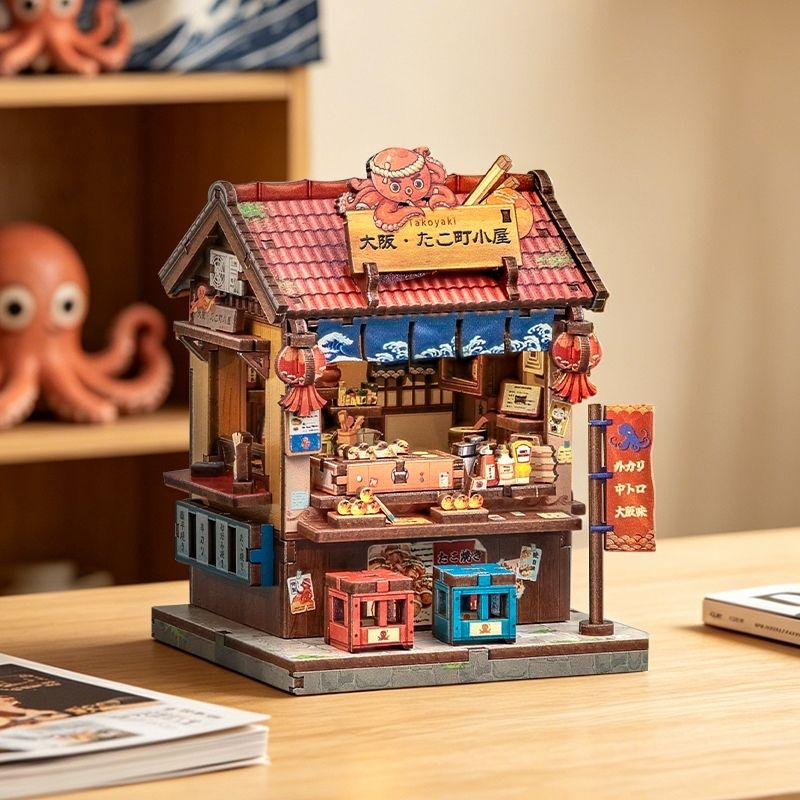 Mini Casa Giapponese In Legno Osaka Takoyaki
