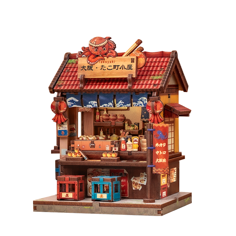 Mini Casa Giapponese In Legno Osaka Takoyaki