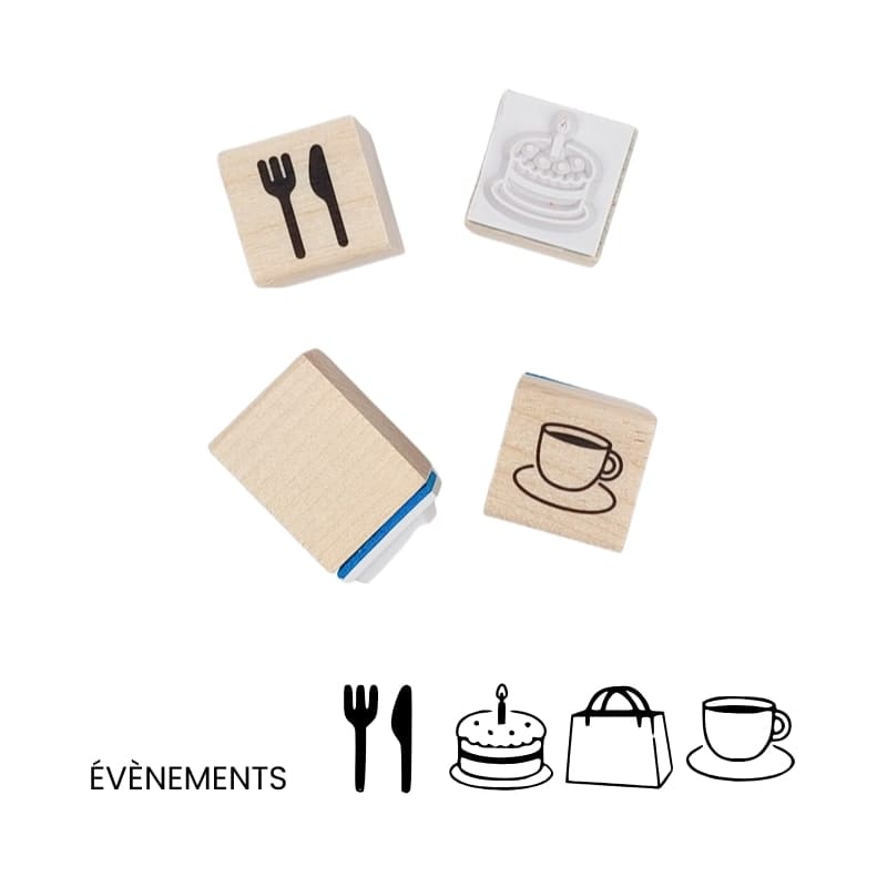 Mini diario giapponese con francobolli - Eventi