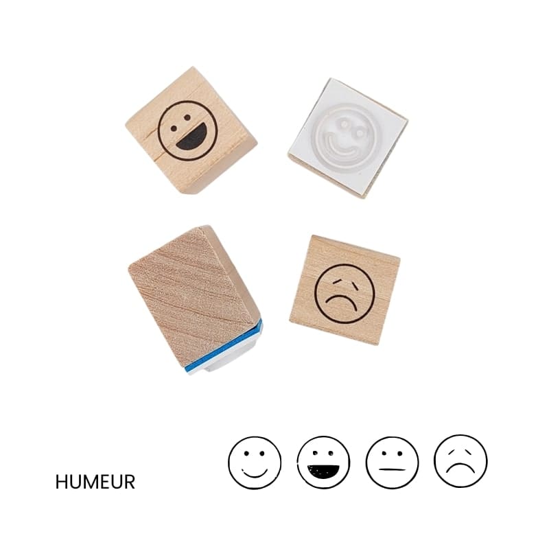 Mini diario giapponese con francobolli - Stato d'animo