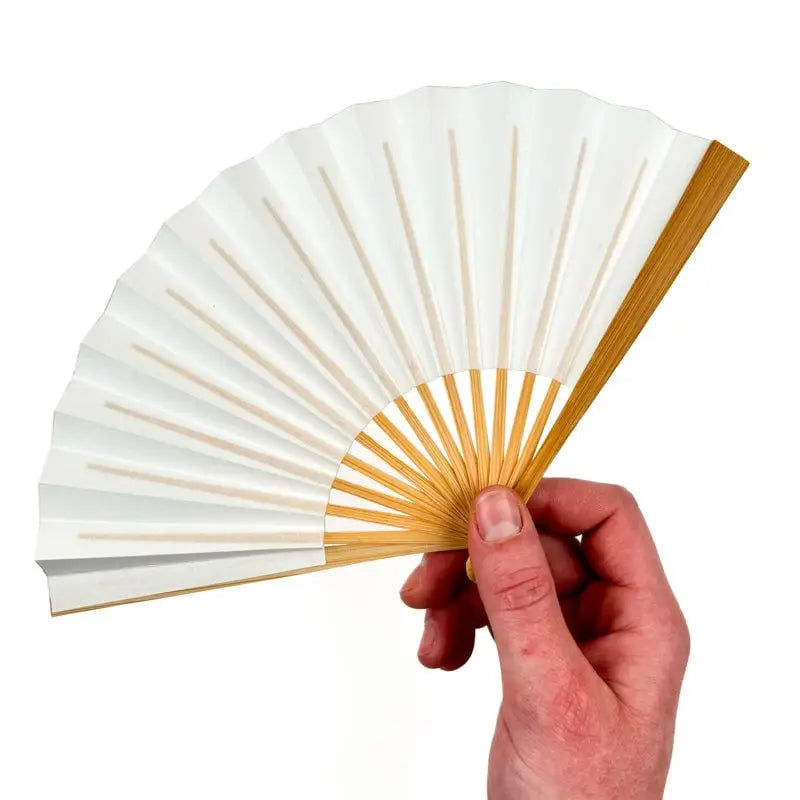 Mini ventilatore giapponese bianco