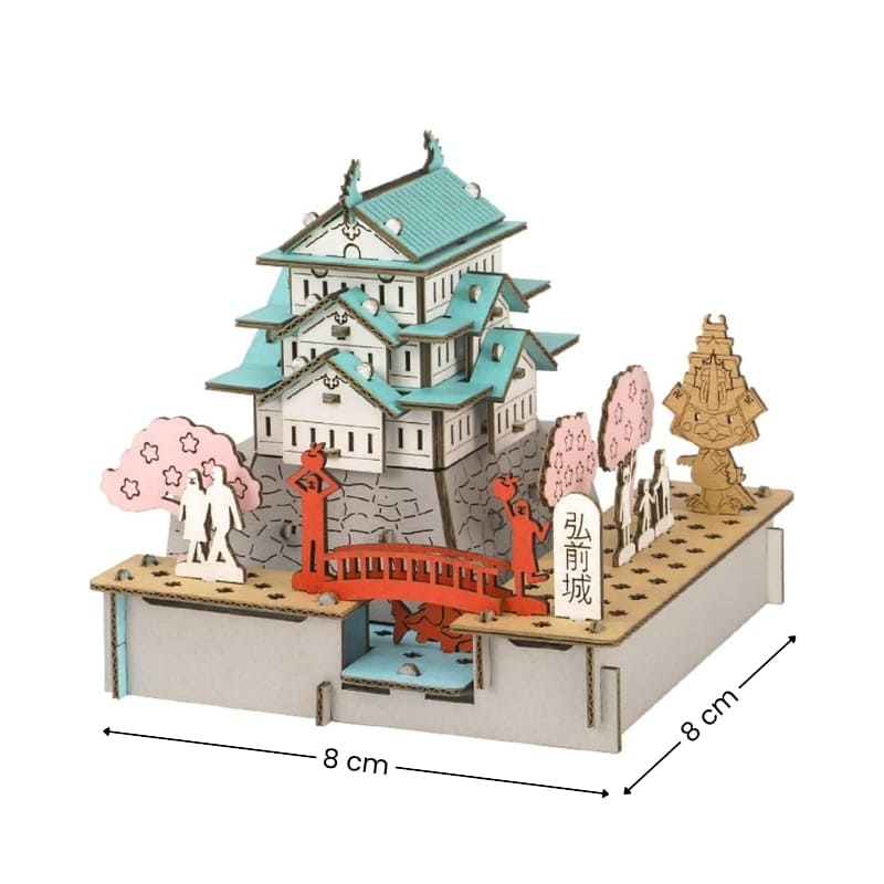 Modello giapponese in miniatura - Castello di Hirosaki