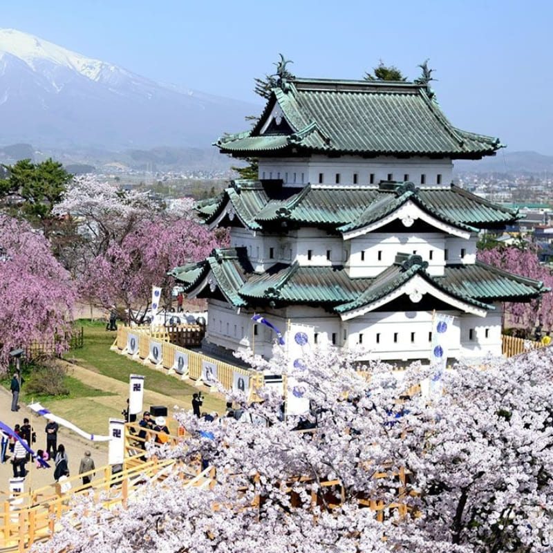 Modello giapponese in miniatura - Castello di Hirosaki