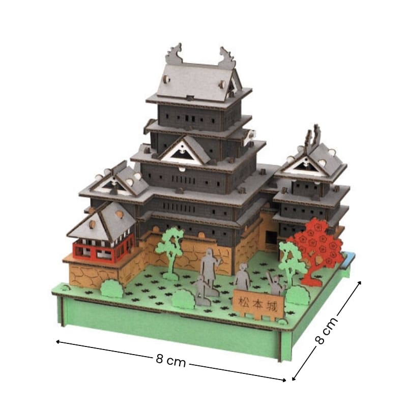Modello giapponese in miniatura - Castello di Matsumoto