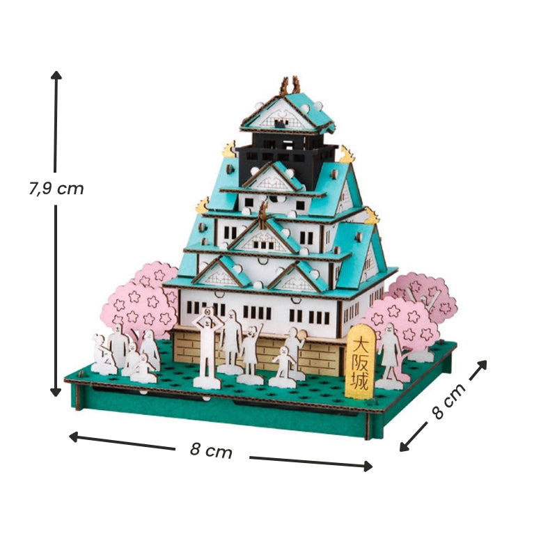 Modello Giapponese In Miniatura - Castello di Osaka