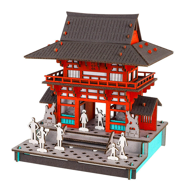 Modello Giapponese In Miniatura - Porta Rōmon del Santuario Inari