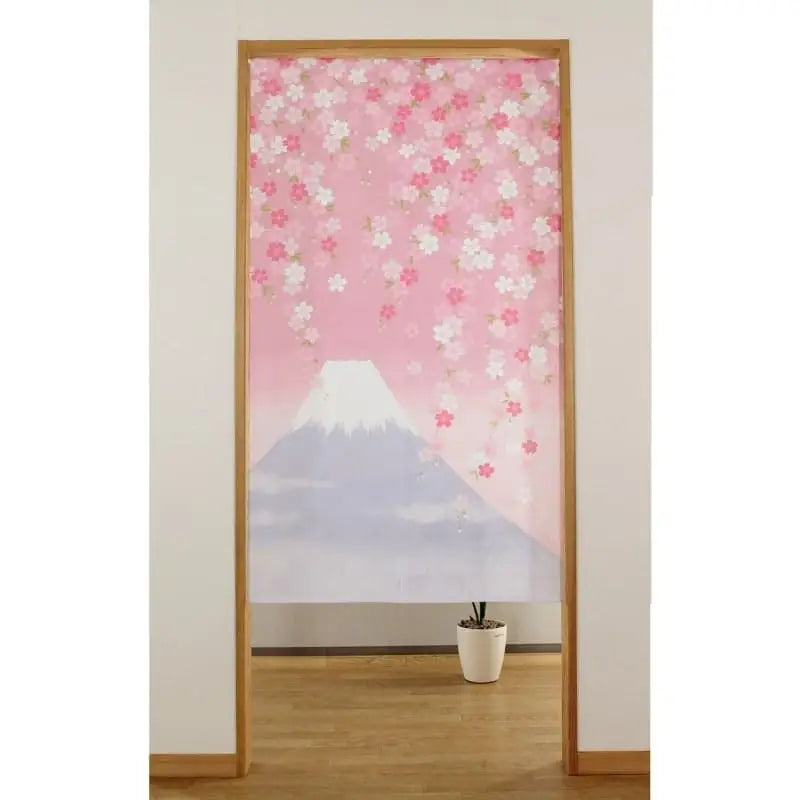 Noren giapponese Fuji Sakura - 85 x 150 cm