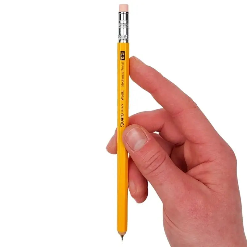 OHTO Matita meccanica in legno 0,5 mm Giallo