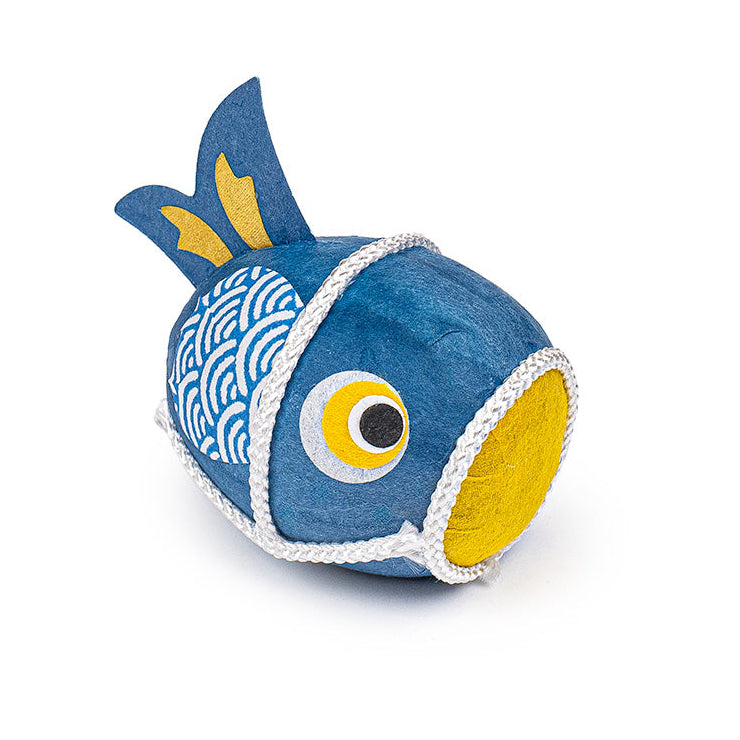 Okiagari Portafortuna - Carpa Koi Blu