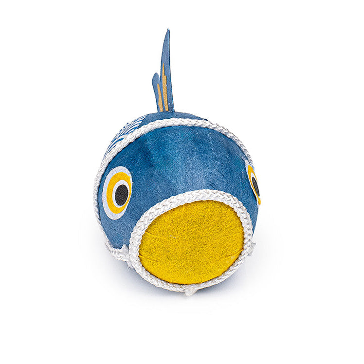 Okiagari Portafortuna - Carpa Koi Blu